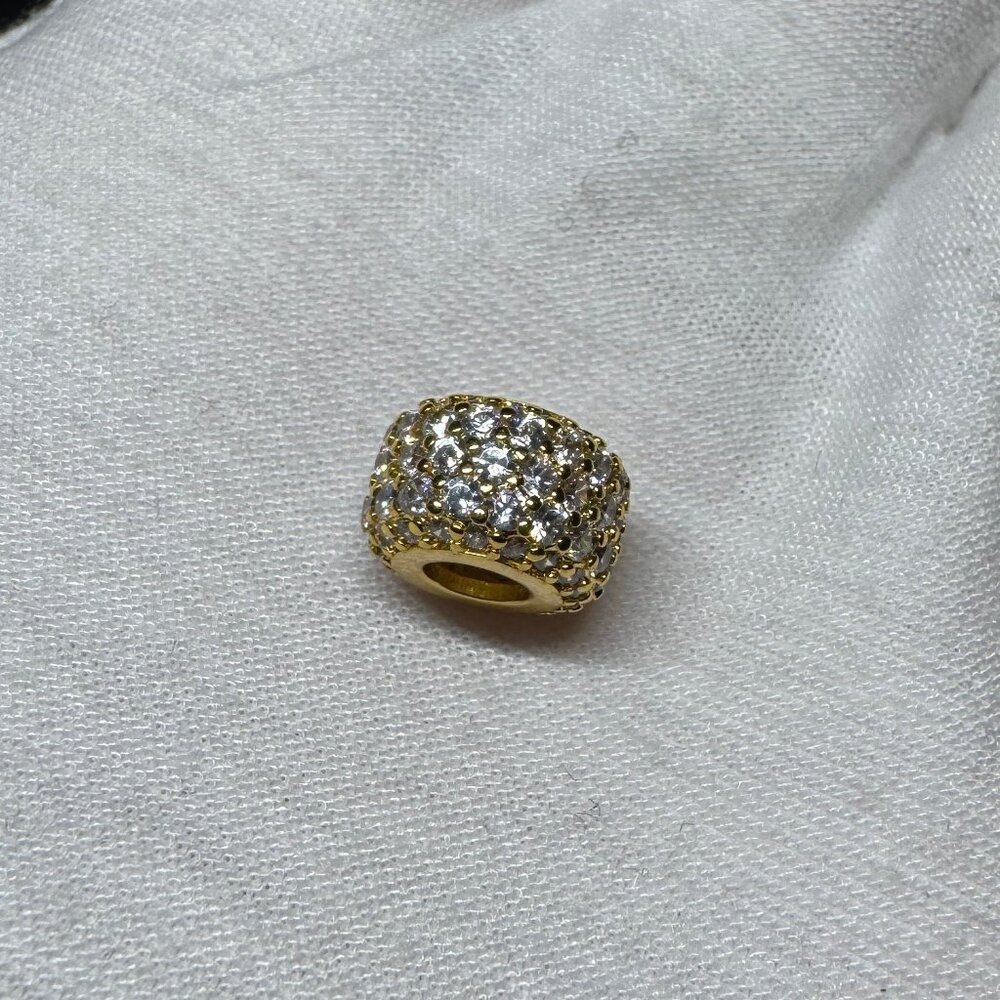 Pandora Sparkling Pavé Triple-row Charm|Pendant
